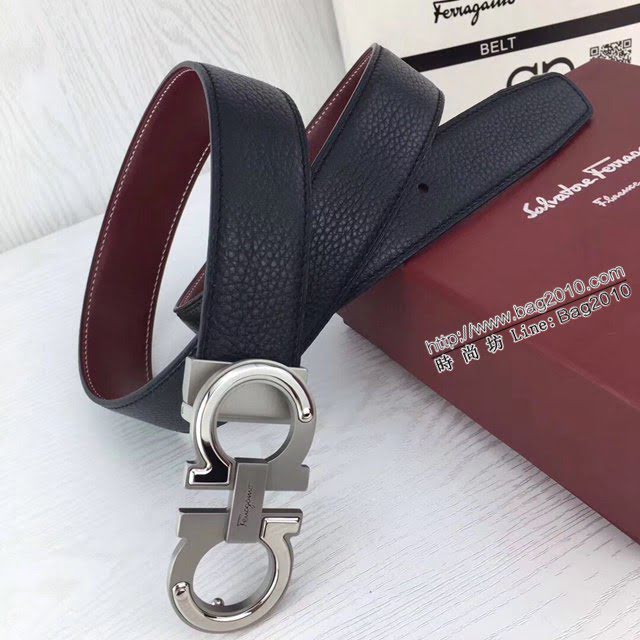 菲拉格慕男士皮帶 Ferragamo雙面牛皮腰帶  jjp2126